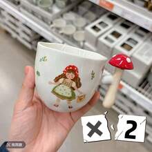 创意蔬菜手柄杯，可爱卡通握手杯，可爱陶瓷杯，精美家用马克杯，牛奶杯，早餐杯，咖啡杯返校 - 多選 - 查看 20