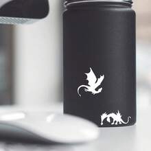 2 Pieces Dragon-Shaped Hidden Easter Egg Stickers, Windshield Car Stickers, Fun Car Stickers, Truck Invisible Vinyl Stickers, Mobile Phone Stickers, Gifts For Boys And Girls - one-size - View 9