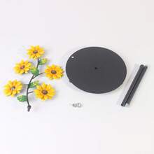 1pc Sunflower Kitchen Paper Towel Holder, Iron Paper Towel Storage Rack, Butterfly Paper Roll Holder, Roll Paper Holder, Home Decor - 黃色 - 查看 9