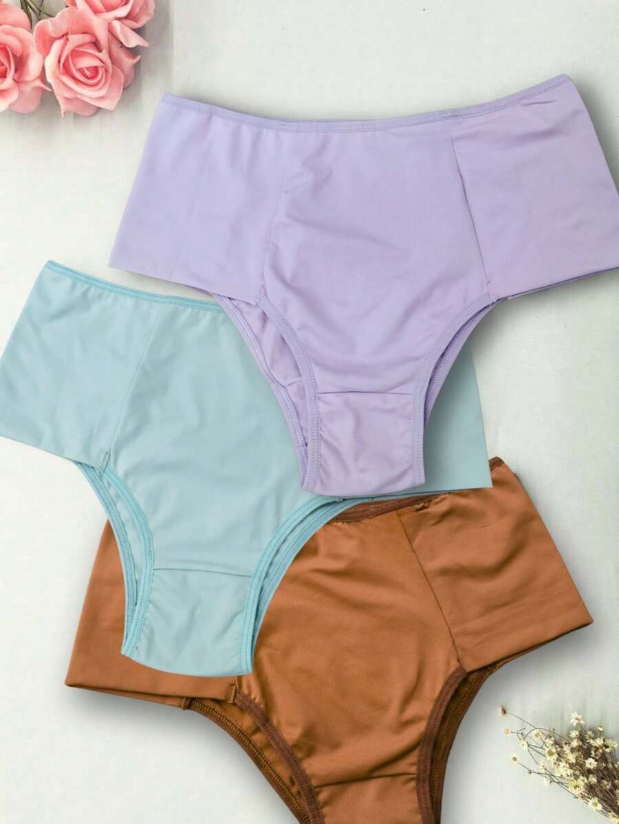 Kit 5 Panties Plus Size From GG To G3 Microfiber Rebeka Plus Size - 彩色 - 查看 1
