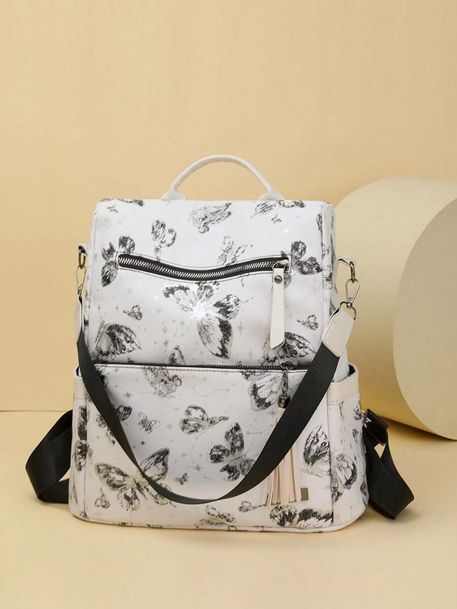 Solid Color Multi-Pocket Backpack For Women, Casual All-Match Middle High School College Students Campus Bookbag, Vacation Leisure Daypack For Outdoors Travel And Daily Use, Simple Business Commuting Work Computer Backpacks - Multicolor - View 1