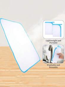 1 pieza Tabla de planchar mini, almohadilla de planchado mini resistente al calor, manopla impermeable y antivahor con bucle para el dedo, guantes de planchado de vapor para cuellos, bolsillos, corbatas, decoración del hogar, cocina, dormitorio, oficina, escuela, útiles escolares
