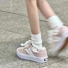 Women Skateboarding Shoes - 玫紅色 - 查看 4