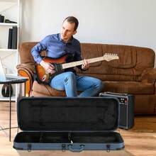 Full Size 41" Hard Case For ST TL 170 Style Electric Guitar Blue - Màu xanh lam - Xem 11