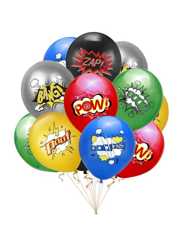 Disney Spider-Man Theme 12 Inch Latex Balloons Birthday Party Decorations For Photo Background Props, Friends Family Gifts, Back To School Decor
