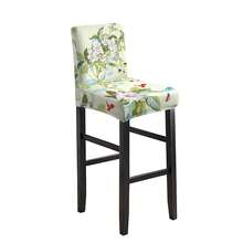 1/2/4/6pcs Stretch Printed Bar Stool Chair Cover, Home/Hotel Use - Multicolor - View 26