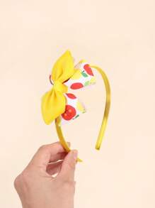 7 件套返校头带发带蝴蝶结套装，适合学生，苹果图案罗缎丝带蝴蝶结鳄鱼夹发带松紧带，带苹果配件铅笔按扣夹 BB 夹，可爱苹果印花蝴蝶结发夹发绳头饰可爱铅笔蝴蝶结发夹，适合开学第一天礼物，蝴蝶结发夹青少年发饰