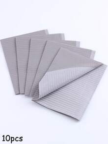 Disposable Pink Nail Art Table Mat 3 Lays Waterproof Clean Paper Foldable Multifunction Beauty Tattoo Dental Drapes Waterproof Tablecloth Cleaning Manicure Napkins Manicure Supplies