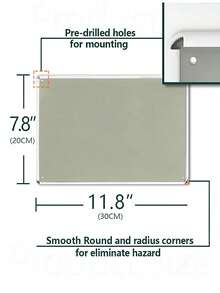 2D 平面，1 件，圣诞系列，圣诞老人，驯鹿，圣诞规则和姜饼屋，复古金属标牌适用于厨房、家庭、咖啡厅、酒吧、锡罐标签（11.81 英寸 X 7.87 英寸 / 30 厘米 * 20 厘米） - 彩色 - 查看 3
