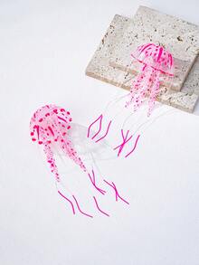 1 par de pendientes colgantes con diseño de medusa vintage, pendientes con borlas largas con accesorios de joyería de estilo único inspirado en el océano, regalo perfecto para mujeres y niñas - Rosa - Ver 3