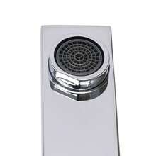 WANLECY Unterputz Wasserhahn Armatur Mischbatterie Wand Waschtisch Badarmatur Wasserfall - Silber - Übersicht 9
