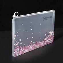 Bộ 4 bìa đựng tài liệu chống thấm nước kiểu hoa anh đào khổ A4 của Wu Zhichao, 4 kiểu dáng phù hợp cho đồ dùng học tập, văn phòng phẩm, sắp xếp nhà cửa và lưu trữ khi đi du lịch. - Nhiều màu - Xem 6