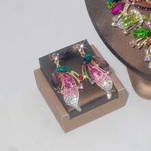 4pcs Women Jewelry Set: Necklace, Earrings, Bracelet, Fashion Rhinestone Elegant Accessory, Suitable For Wedding, Party, Formal Occasions