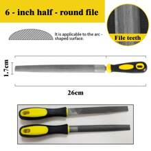 Wysokiej twardości stal wysokowęglowa, płaski, trójkątny, półokrągły, kwadratowy, uniwersalny pilnik maszynowy o średnich zębach i drobnym ziarnie, odpowiedni do obróbki metali, drewna, piłowania i szlifowania tworzyw sztucznych