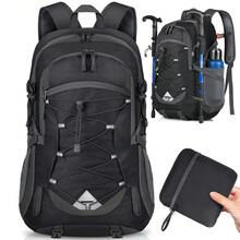 NEWHEY 40L Lightweight Foldable Backpack, Unisex Waterproof Camping Hiking Backpack, Collapsible Outdoor Sports Travel Trekking Rucksack, Suitable For Men, Women, Students, Teachers, Outdoor Activities, Travel, Picnic, Sports Venues - Multicolor - View 6