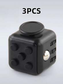 1pc New Stress Relieving Dice Handle Magic Cube Dice, Release Toys, Relieve Stress, Smooth Material, Comfortable Feel, Easy Decompression,Fidget Toys Adults,Fidget Pens,Slime