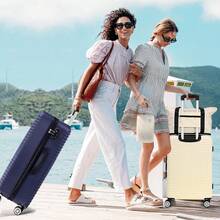 tooluck 5 Piece Luggage Sets ABS+PC Hard Shell Suitcases Travel Packing Box With Wheels TSA Aproved Lock And Carry On Bags Wash Bag Travel Suit Case Set For Men And Women,Blue - Màu xanh lam - Xem 6