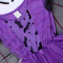 儿童女万圣节女巫COS服装派对搞笑装扮公主裙女童表演服装3-12岁 - 彩色 - 查看 9