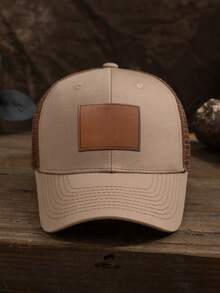 1 pieza Gorra de béisbol de malla con grabado láser personalizable, unisex, se puede personalizar con tu texto/nombre/logotipo/eslogan, casual al aire libre con protección UV, ajustable, transpirable, gorra de béisbol de malla, gorra de camionero, regalo para amigos/niños/adolescentes/padres/parejas/San Valentín/Día de la Madre