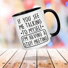 Funny Office Mug This Is The Mondayest Monday Funny Coffee Mug 11oz - Funny Coworker Gifts For Women Men, Humor Sarcastic Gag Gifts For Coworker, Boss, Employee, Female Coworker, Male Coworker Gifts - A04 - 查看 4