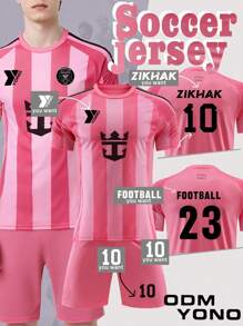 2025 New Miami Vibes, Player's Choice - Premium Pink Soccer Gear That Performs,Stylish,Fashion,Hipster,Casual,Minimal Chic,Personalized,Customized,Custom,Unique,Guy Costumes,Capsule Wardrobe,Men Basic/Street Style,Ideal Gifts For Him,Boyfriend,Family,Friends,For Birthdays,For Vacation/Holiday,For School/Competition,For Sports/Climbing