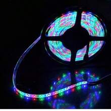 5m USB RGB LED Strip Lights  - Colour Changing Tape Light For Kitchen Cabinet, TV Backlight | 5050 SMD IP65 Splashproof, Home Decor UK - Multicolor - View 8