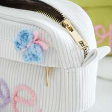 Personalisierte Federtasche, Geschenk zum Schulanfang, individuelle Kordel-Federtasche mit Namen für Mädchen, Geburtstaggeschenk für Mädchen/Jungen, multifunktional, dekorativ, wiederverwendbar, modern, farbig, süß, vintage, cartoon, kawaii, individuell, personalisiert, einzigartig, für Mitarbeiter, Kunden, Studenten, für Geschäft/Arbeit/Büro, für die Schule