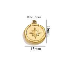 5 Stücke Edelstahl Mode einfache Stern Mond Herz geformter Bienen Anhänger DIY Halskette Armband Schmuckherstellung Zubehör