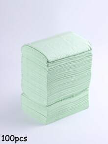 10/100片装防水美甲贴纸，三层可折叠一次性美甲练习垫，美甲沙龙专用（多种颜色可选） - 彩色 - 查看 14