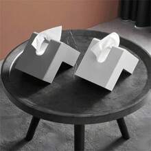Double-Sided Funny Face Tissue Box Holder | Creative Cube Napkin Dispenser For Home & Office | Bathroom, Living Room, Coffee Table Organizer (1pc)