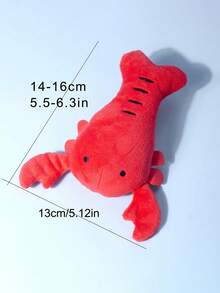 Đồ chơi âm thanh cho chó hình tôm hùm, đồ chơi thú cưng hình tôm hùm dễ thương hình trái cây hình sao mây rau quả thích hợp sử dụng trong nhà cho mèo và chó, nhiều kiểu dáng và màu sắc, thích hợp cho chó con, chó nhỏ và vừa, mọc răng, vệ sinh răng miệng, tự giải trí và búp bê tương tác cho chó - Đỏ - Xem 8