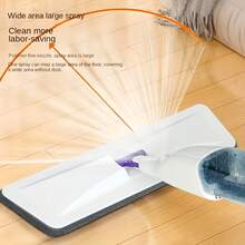 1pc Multi-Function Spray Mop - Portable Mop With Refillable Water Bottle, Wet & Dry Cleaning, Super Microfiber Mop Pad, Suitable For Hardwood, Tile And Laminate Floors In Home And Kitchen - High-Performance Dust Mop For Living Room, Bedroom And Bathroom - Multicolor - View 6