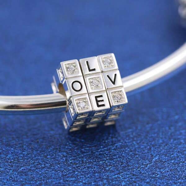 Nouvelle arrivée 925 Argent Sterling Charm Perles Animaux de Bande Dessinée Pendentif, Convient pour Femmes DIY Bracelet, Bijoux Mode pour Anniversaire Fête