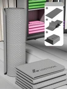 1 件可折叠瑜伽垫、防滑加厚健身垫、家用静音加厚运动垫、加厚加宽午睡垫、便携式防滑健身瑜伽垫（适合家庭和户外）、学生防滑户外午睡垫