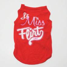 5pcs Breathable & Comfortable Pet Summer Vest, Polyester Knitted, Suitable For Small To Medium Dogs And Cats