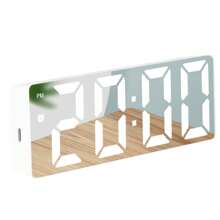 1 pieza Reloj despertador de espejo LED con pantalla digital, función de repetición, luz nocturna, reloj de escritorio electrónico USB para decoración del hogar, muebles, dormitorio, oficina, escritorio, regreso a clases, decoración de , decoración de dormitorio, decoración escolar, sorpresa escolar, útiles escolares