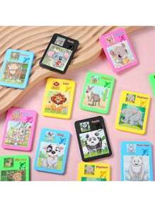 Christmas Decoration 3pcs/10pcs Cute Animal Jigsaw Puzzle Toys - Perfect Birthday Party Favors, Pinata Fillers, And Easter Gifts (RandomColors)