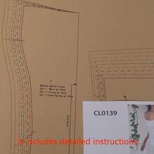 Strapless Corset Multiple Sizes Sewing Patterns,1:1 Scale Basic Women's Garment Sewing Patterns,Sewing Patterns For Beginners And Sewing Patterns,Apparel Making Templates,Handmade Garment Sewing Patterns - Brown - View 5