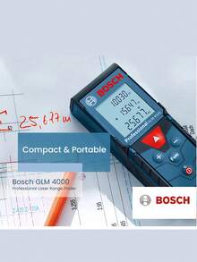 Bosch 40M Laser Rangefinder GLM 400/4000 Multi Modes Digital Distance Meter High Precision Laser Measure Tape Measurement Tools