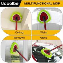 Spin Mop Scrub Brush O-Cedar EasyWring 1 System, Scrubber Brush With Stiff Bristle, Great Bathroom, Kitchen, Pool, Glass And Tile Walls, No Include Mop Handle And Base - 1-拖把替換裝(3個) - 查看 4