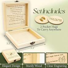 Miscarriage Memorial Box, Infant Loss Memorial Gifts, Loss Of Baby Sympathy Gifts, Angel Baby Memorial Gift, Miscarriage Keepsake For Mom - Miscarriage Gifts For Mothers - 彩色 - 查看 3