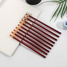 10 Stück/50 Stück natürliche Holz HB Bleistifte, 1,0-1,9mm Mine, geeignet zum Schreiben, Kalligraphie, für Studenten, Skizzieren, Zeichnen, Notizen, als Geschenk, für Hochzeiten, Hotels, Bürobedarf, Schulbedarf, Prüfungen, Urlaubsgeschenke