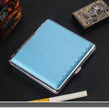 1PC Cigarette Case For 85mm King Size 20 Capacity Cigarettes Box Plastic Portable Thin Cigar Boxes Pocket Cigarettes Holder Storage Container For Men Women Gift For Smoker ,Smoking Accessories, Cigarette Storage, Sigaretten Doos - Multicolor - View 14