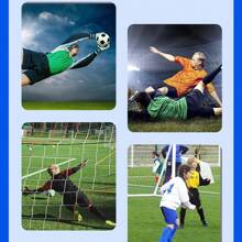 Par de guantes de portero para niños - Guantes de fútbol para partido juvenil, Par de guantes profesionales de látex para portero de fútbol, Guantes de portero de fútbol con refuerzo, Accesorios de fútbol, Guantes deportivos para niños, Guantes de fútbol, Un regalo para niños - Un regalo de cumpleaños.