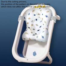 1 件可爱卡通图案儿童浴盆座垫、小熊漂浮浴垫、婴儿浴盆垫、哺乳可折叠支撑垫垫枕，配有可调节肩带、防滑垫、配有支撑网，适用于标准婴儿浴盆，是送给男孩和女孩的圣诞节和万圣节礼物的理想礼物。 - 查看 6