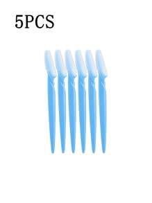 Stainless Steel Eyebrow Grooming Kit – Includes Razors, Covers, Long-Handled Scissors & Beauty Tools For Eyebrow Shaping, Exfoliating & Bikini Trimming