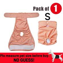 1pc Dog Diaper Pants Reusable Female Diaper Washable Wrap Pee Panty Clothes Costumes Cosplay Puppy Dog Period Menstrul Diaper For Urinary Incontinence
