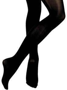 Dance Girls Contour - Soft Foot Tights - Black - View 4