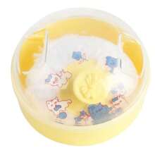 Baby Body Makeup Puff Large Fluffy Soft Face Loose Puff With Container Box, Suitable For Baby Kids Adult Bathing Trip