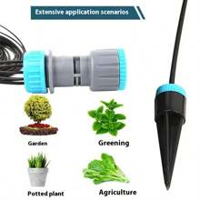 Dispositivo de riego, Juego de 10 goteros, Herramienta de riego para personas descuidadas, Filtración de agua para riego por goteo doméstico de plantas suculentas en macetas